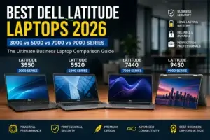 Best Dell Latitude laptops 2026 comparison including Latitude 3550, 5520, 7440 and 9450 business laptops