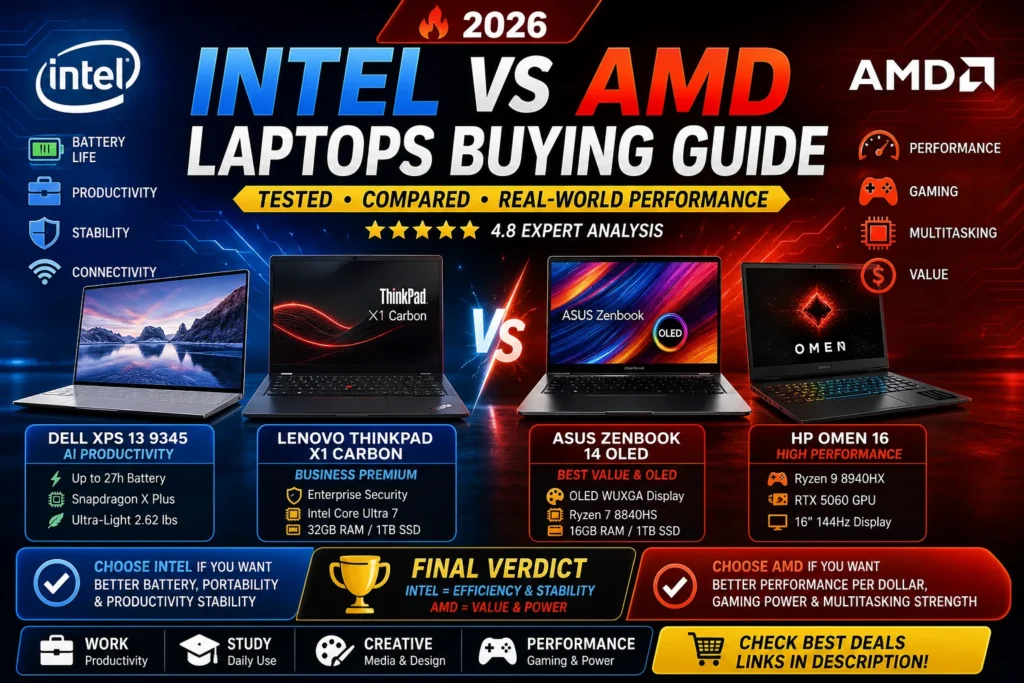 Best laptops under $1000 2026 comparison guide Dell XPS ThinkPad Zenbook HP Omen performance ranking