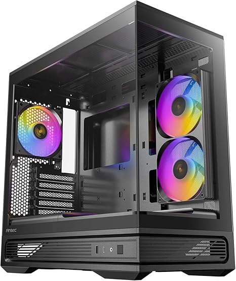 Antec C2M ARGB micro ATX gaming case with airflow and tempered glass design
