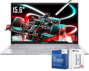 ASUS Vivobook 15 Core i7 16GB RAM 1TB SSD touchscreen laptop for business and productivity