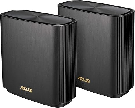ASUS ZenWiFi XT8 mesh WiFi system tri-band whole home coverage 5500 sq ft seamless internet