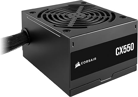 Corsair CX550 550W 80 Plus Bronze power supply for gaming PC stable power