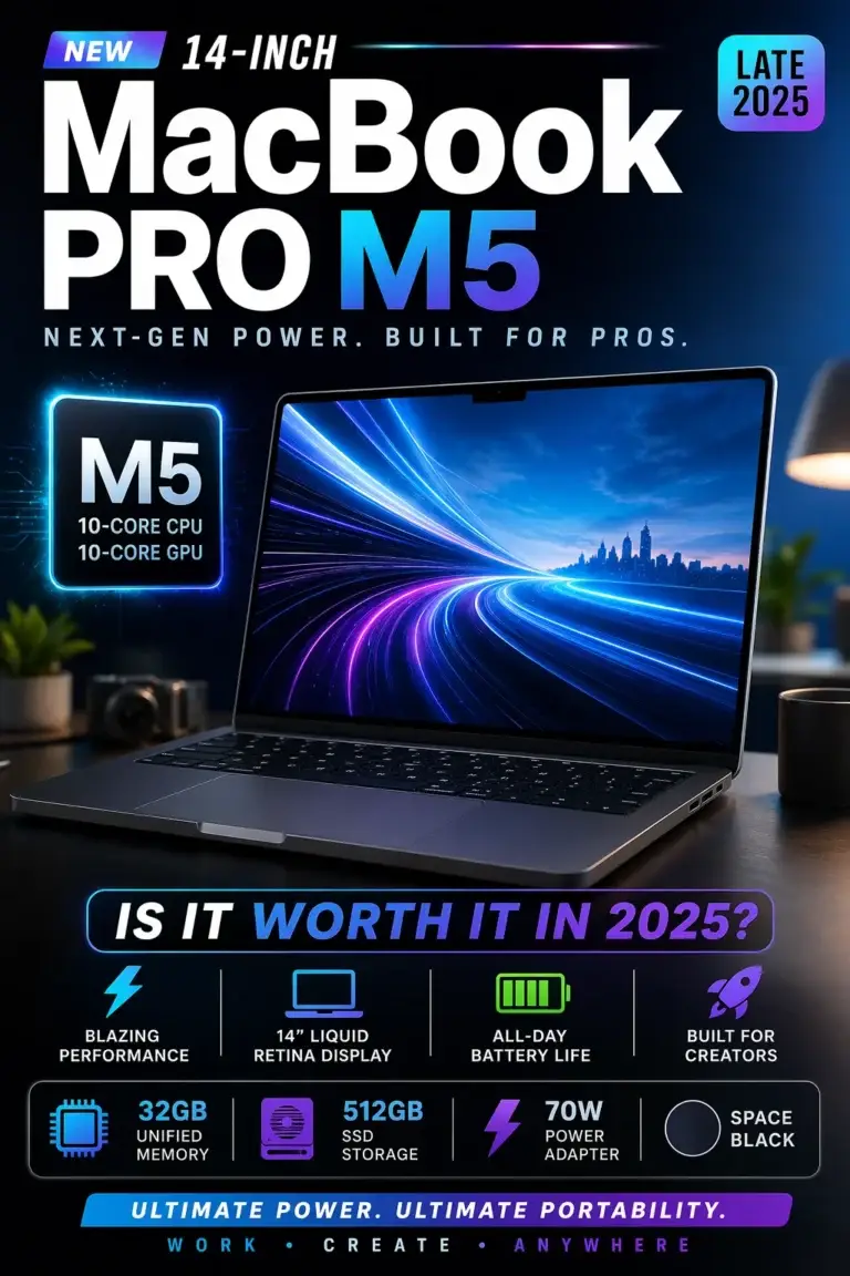 Apple MacBook Pro M5 2026 performance and professional design