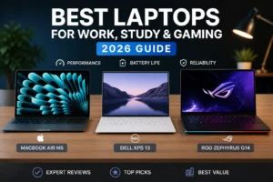 best laptops 2026 for work gaming and everyday use comparison macbook air dell xps asus rog