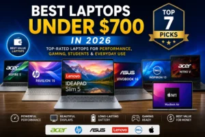 Best laptops under $700 in 2026 including Lenovo IdeaPad Slim 5, HP Pavilion 15, Acer Nitro V, and MacBook Air M1
