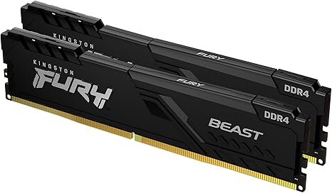 Kingston FURY Beast 16GB DDR4 3600MHz RAM kit for gaming and desktop performance