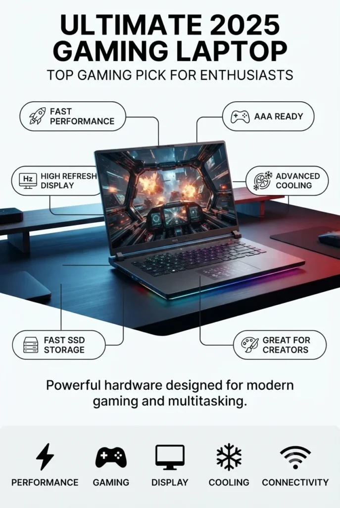 ASUS ROG Strix G16 2025 gaming laptop featuring NVIDIA GeForce RTX 5070 Laptop GPU