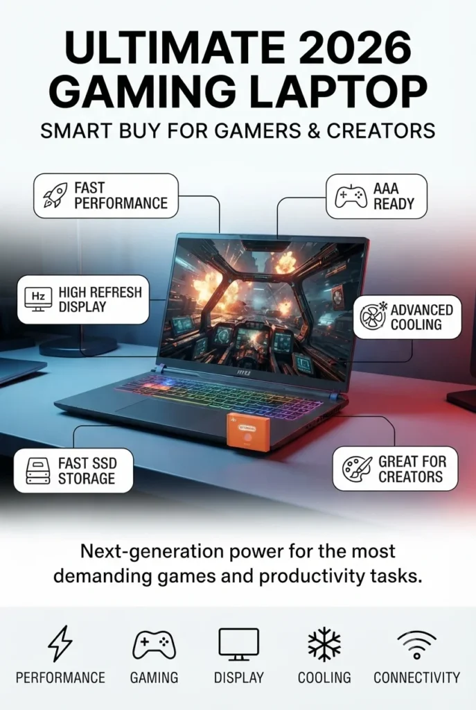 MSI Vector 16 HX AI gaming laptop with NVIDIA RTX 5070 Ti Laptop GPU for gaming and AI performance