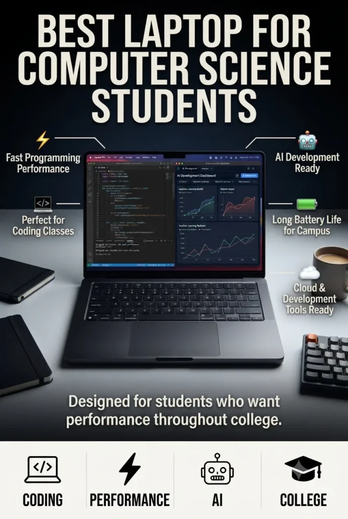 Apple 14-inch MacBook Pro M5 Pro laptop for computer science students and programming in 2026