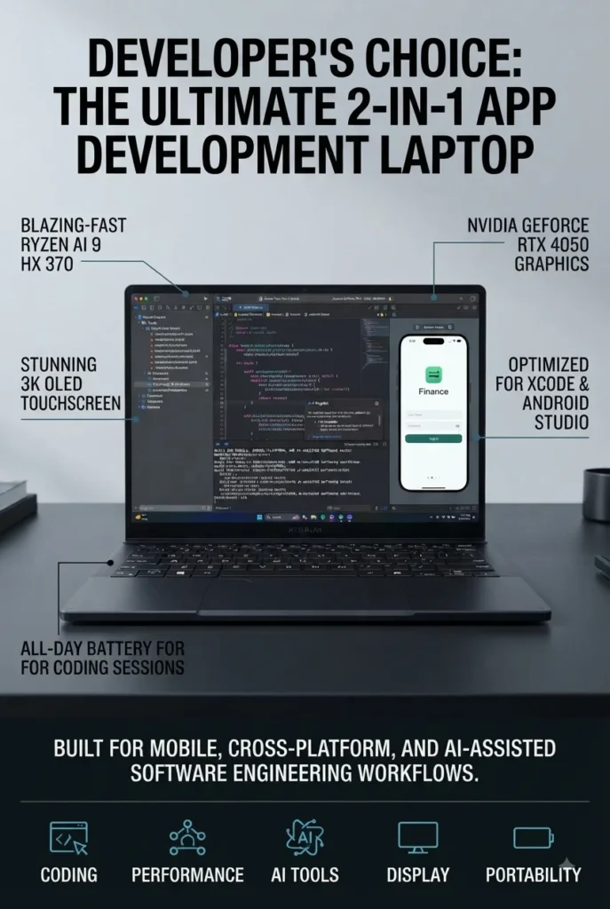 ASUS ProArt PX13 laptop for app development and creative workflows