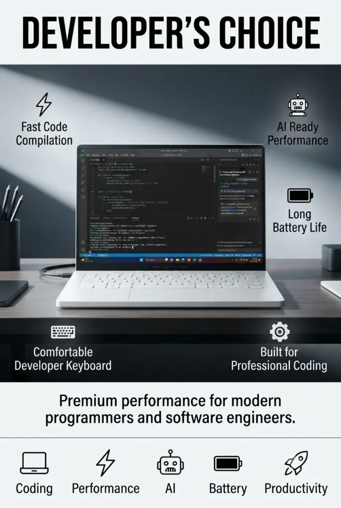 ASUS ROG Zephyrus G14 laptop for programming AI development and demanding coding workloads