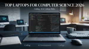 Best laptops for computer science students in 2026 featuring MacBook Pro, ThinkPad, AI laptops and coding computers