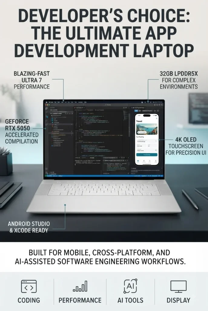 Dell Premium 16 laptop for professional app development