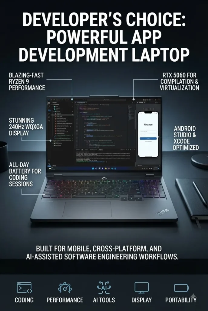 Lenovo Legion Pro 5 16-inch laptop for app development