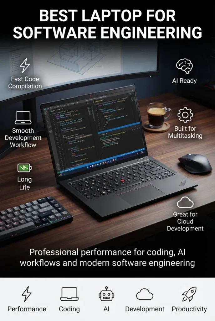 Lenovo ThinkPad P14s Gen 6 mobile workstation laptop for software developers, engineers, coding, AI workloads, and professional applications