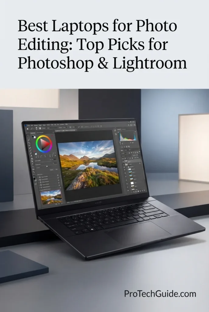 ASUS ProArt P16 H7606WP laptop with RTX 5070 and 4K OLED display for professional photo editing