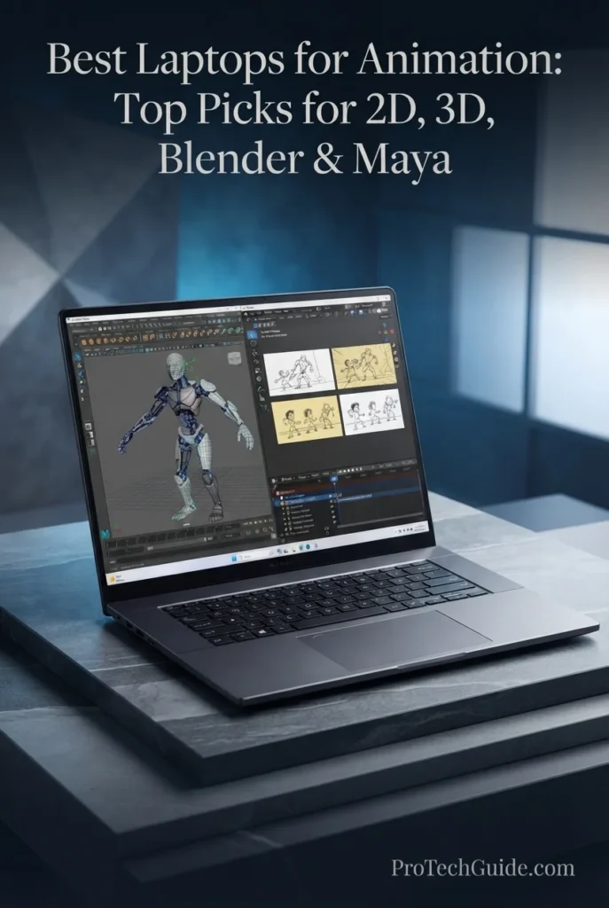 ASUS ProArt P16 H7606WP laptop for Blender, Maya, 2D and 3D animation
