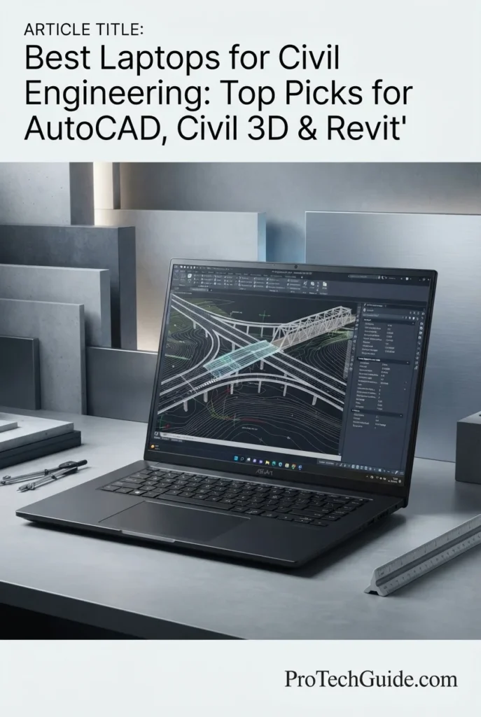 ASUS ProArt P16 H7606WP 4K OLED laptop for civil engineering CAD and visualization