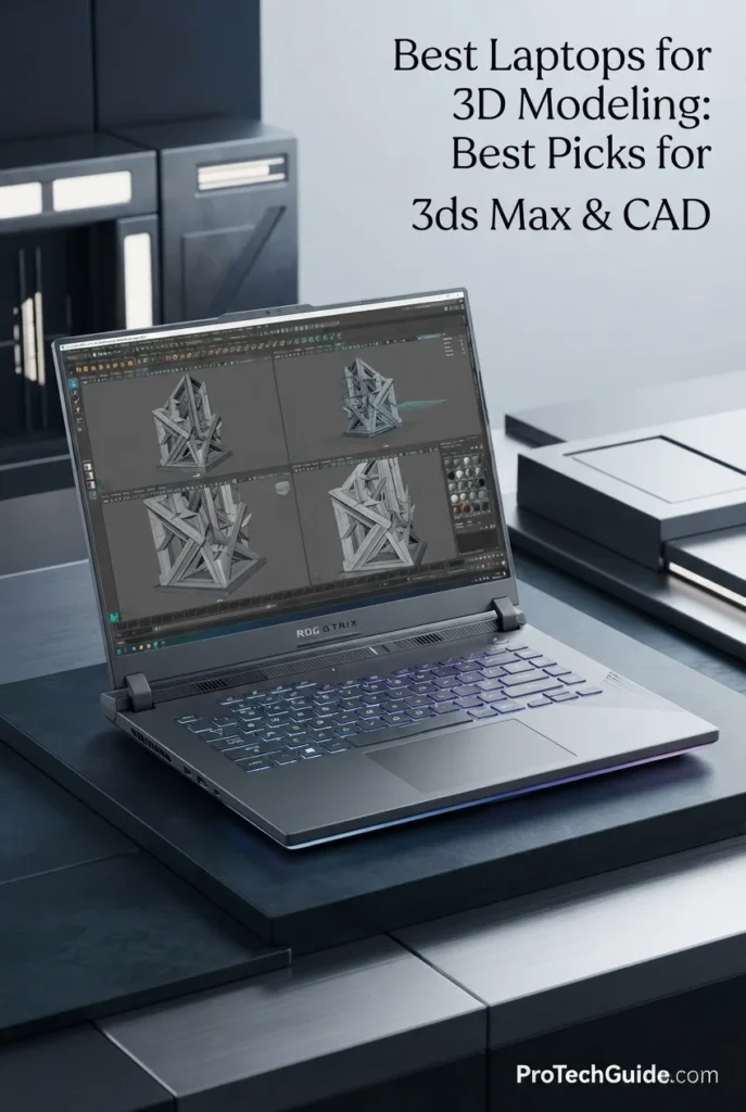 ASUS ROG Strix G16 laptop with RTX 5070 Ti for high-performance 3D modeling