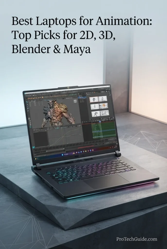 ASUS ROG Strix SCAR 18 laptop with RTX 5090 24GB for Blender and 3D animation