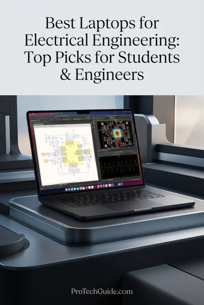 Apple MacBook Pro 14 inch with M5 Pro, 24GB unified memory and 1TB SSD for electrical engineering