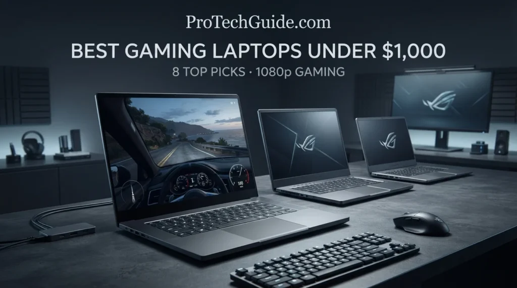Gaming laptops for 1080p gaming with high-refresh displays and dedicated graphics