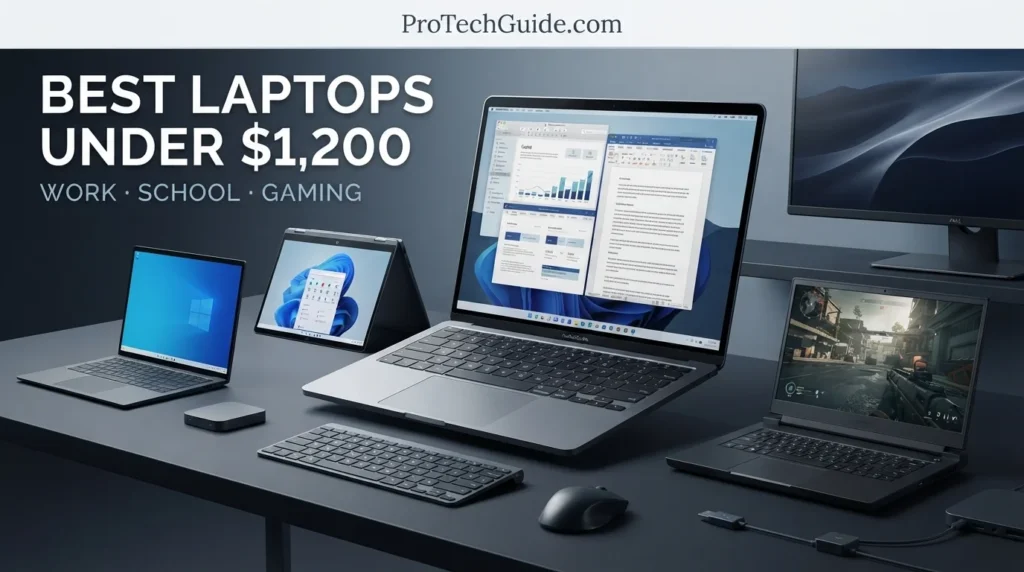 Best laptops under $1,200 in 2026 for work, school, gaming and everyday use