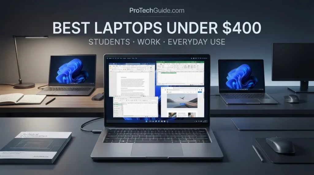 Best laptops under $400 featuring affordable Windows and Chromebook options for students, work, and everyday use