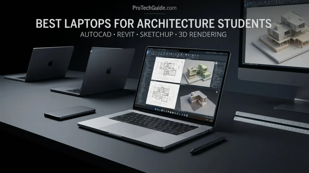 Best laptops for architecture students in 2026 for AutoCAD, Revit, SketchUp and 3D rendering