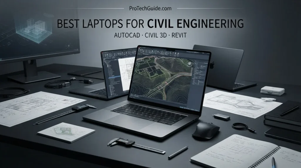 Best laptops for civil engineering in 2026 for AutoCAD Civil 3D and Revit