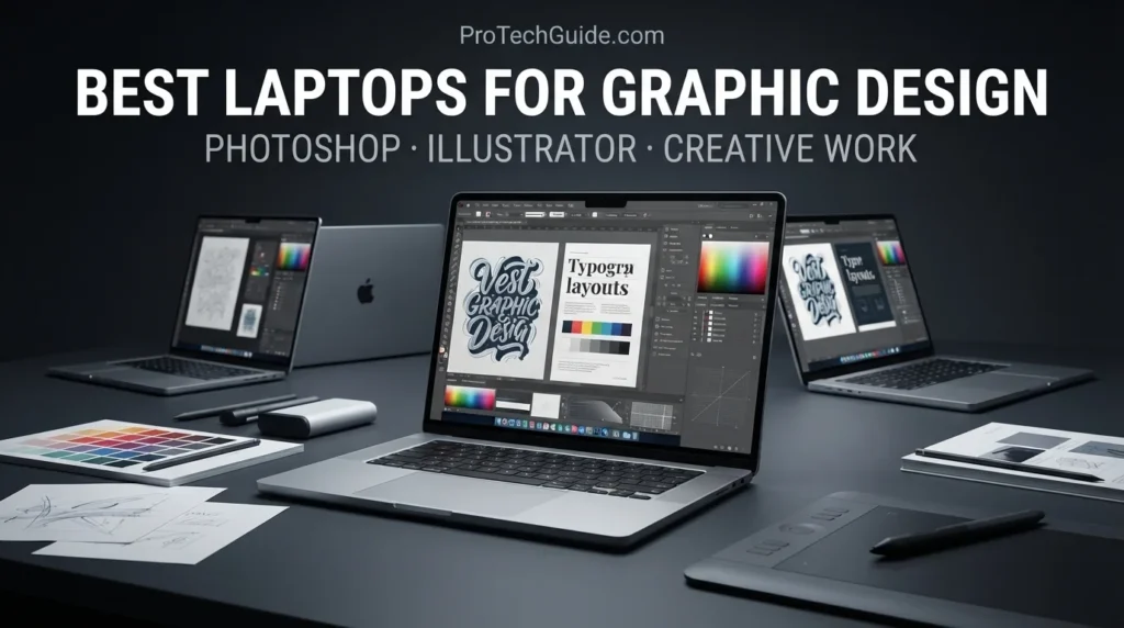 Best laptops for graphic design in 2026 for Photoshop Illustrator and creative work
