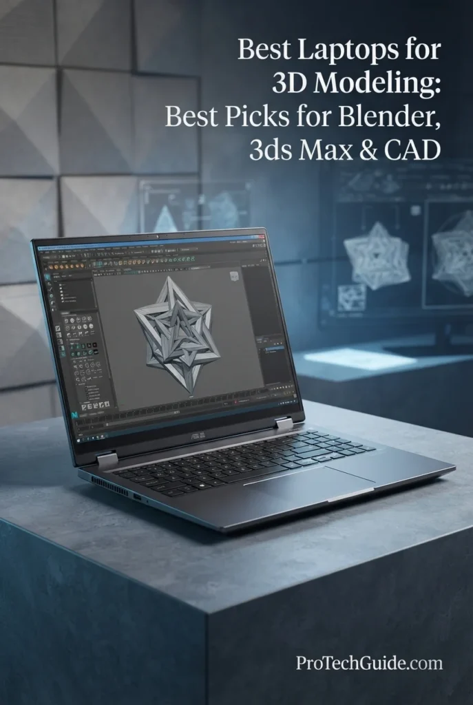 HIDevolution ASUS ProArt P16 H7606WP laptop for 3D modeling, Blender, 3ds Max and CAD