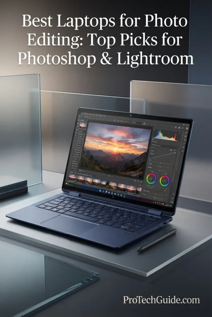 HP OmniBook Ultra Flip 14 2-in-1 OLED touchscreen laptop for Photoshop and Lightroom photo editing