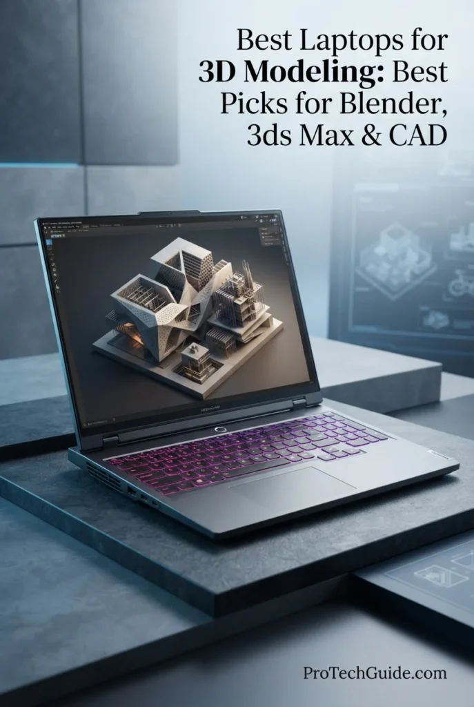 Lenovo Legion Pro 7i Gen 10 laptop with RTX 5080 for 3D rendering and modeling