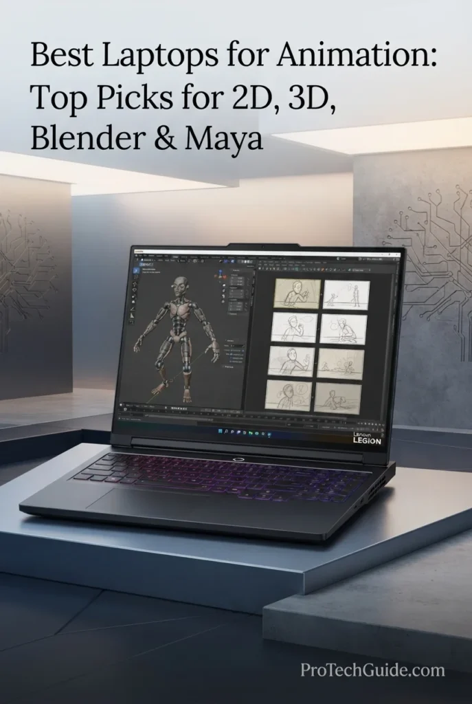 Lenovo Legion Pro 7i Gen 10 laptop with RTX 5080 for Blender and 3D animation