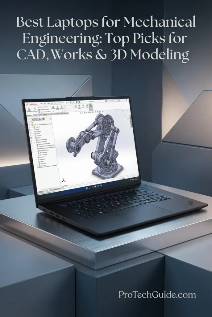 Lenovo ThinkPad P1 Gen 8 workstation for mechanical engineering, CAD, SolidWorks and 3D modeling