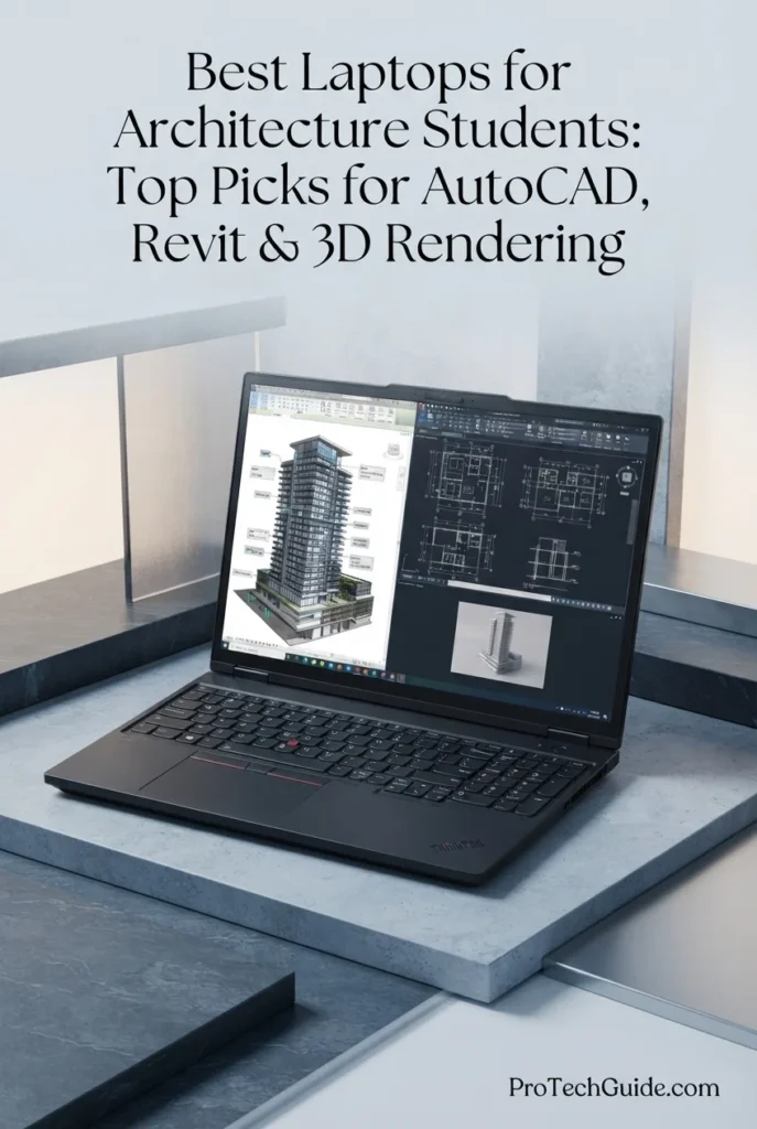 Lenovo ThinkPad P16 Gen 3 workstation laptop with RTX PRO 3000 for architecture