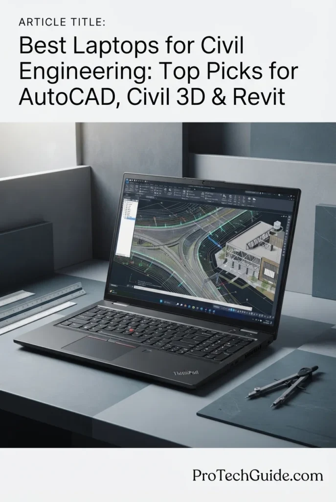 Lenovo ThinkPad P16 Gen 3 laptop for AutoCAD Civil 3D and Revit
