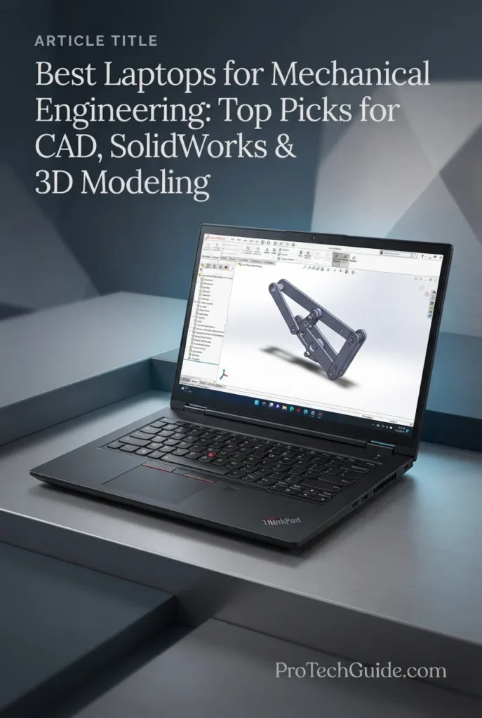 Lenovo ThinkPad P16v Gen 3 mobile workstation for CAD, SolidWorks and mechanical engineering