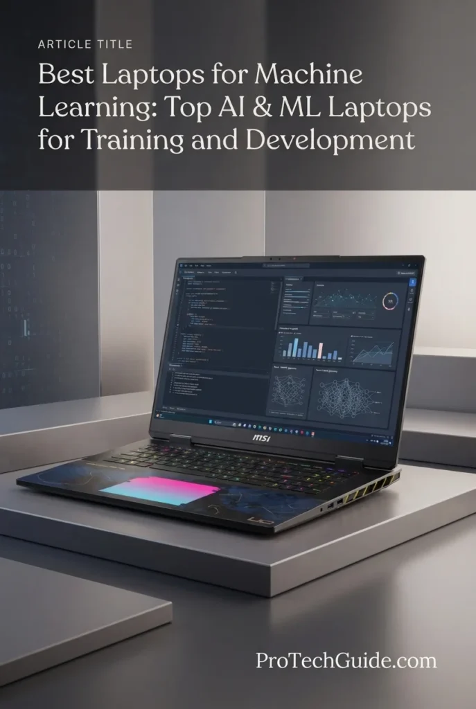MSI Titan 18 HX RTX 5090 laptop for machine learning