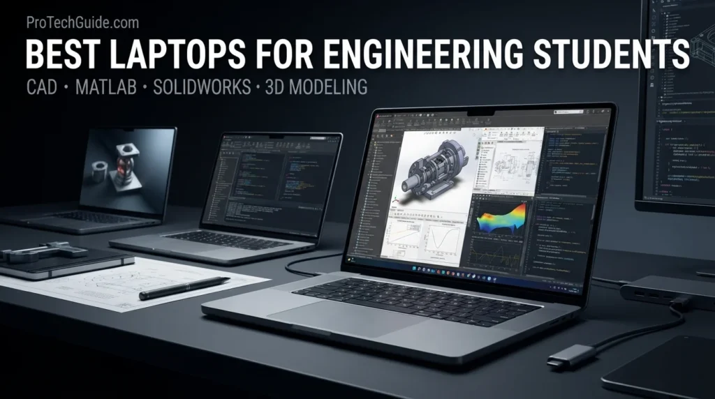 Best laptops for engineering students in 2026 for CAD, MATLAB, SolidWorks, 3D modeling, and simulation