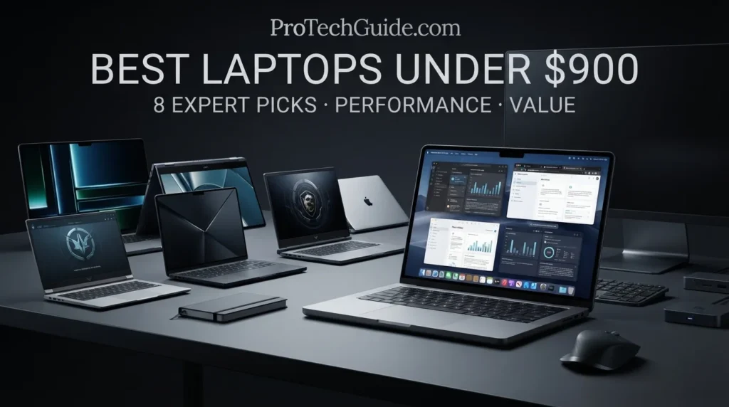 Best laptops under $900 in 2026 featuring premium, productivity, 2-in-1 and gaming laptops