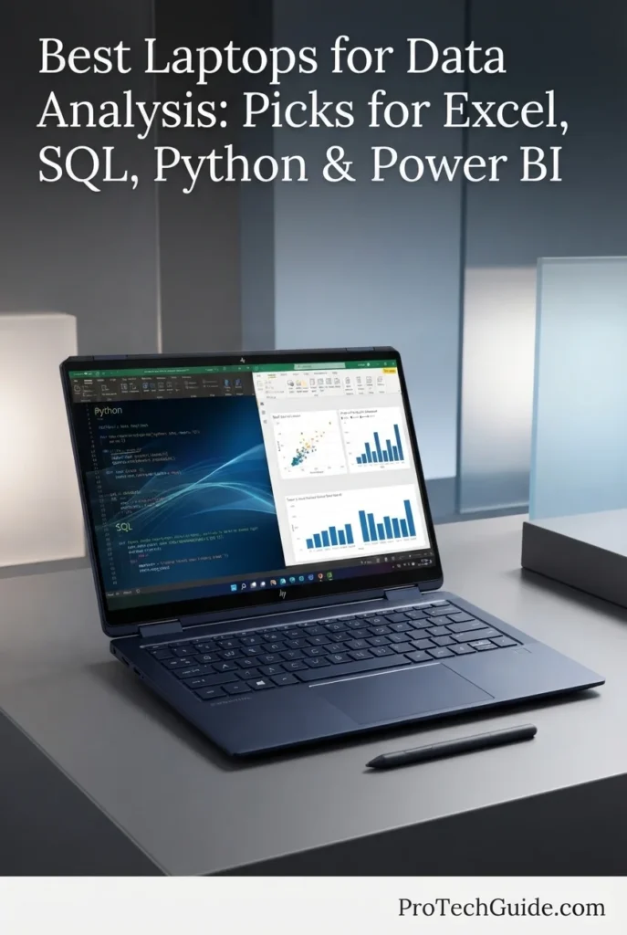 HP OmniBook Ultra Flip 2-in-1 laptop for data analysis and professional productivity