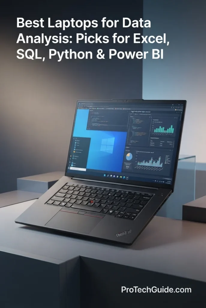 Lenovo ThinkPad P1 Gen 8 workstation with 64GB RAM for large datasets