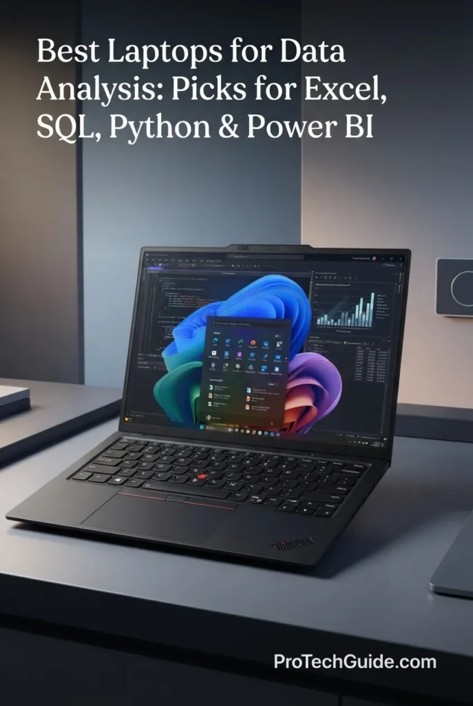 Lenovo ThinkPad X1 Carbon Gen 14 laptop for Excel SQL and Power BI data analysis