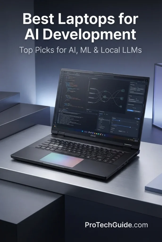 MSI Titan 18 HX AI RTX 5090 laptop for AI development