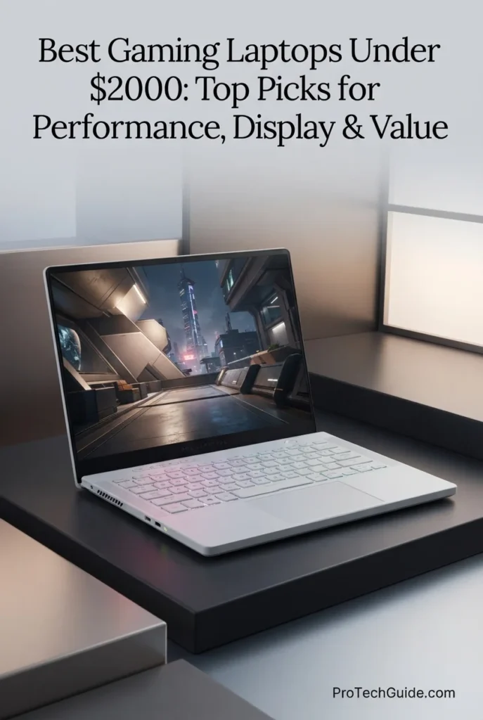 ASUS ROG Zephyrus G14 AI gaming laptop with 14-inch 3K 120Hz OLED display and compact design