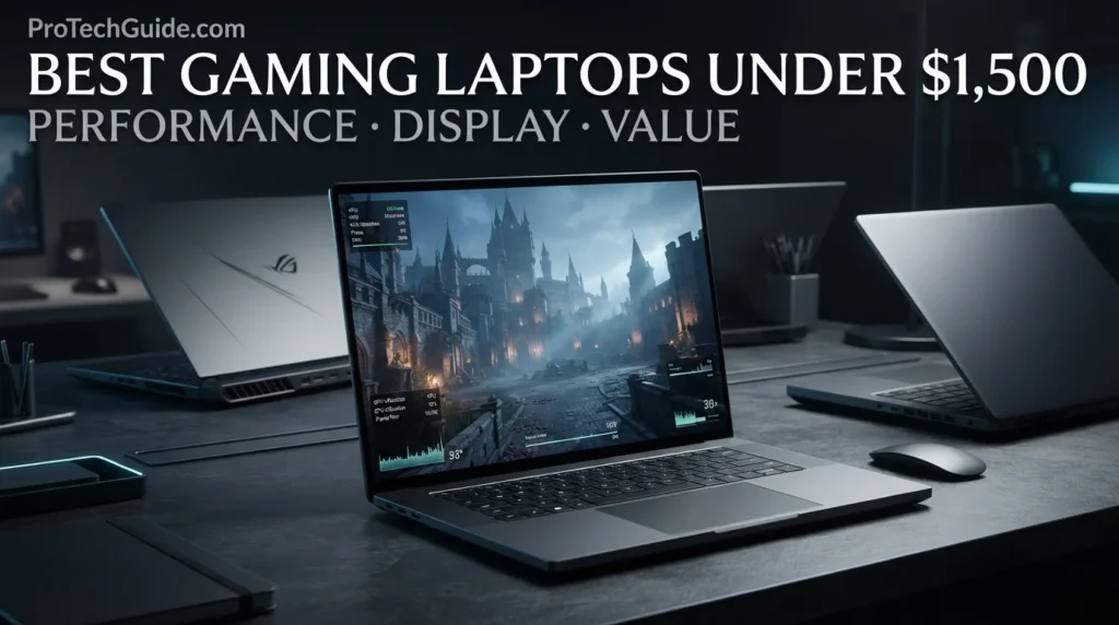 Gaming laptops featuring modern performance hardware and high-refresh-rate displays for AAA gaming and everyday use