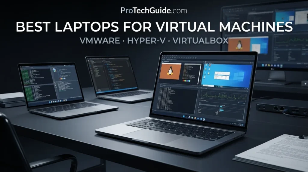 Laptops for virtual machines, VMware, Hyper-V and VirtualBox virtualization