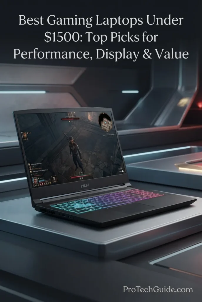 MSI Katana 15 HX laptop with QHD 165Hz display and GeForce RTX 5070 graphics for gaming